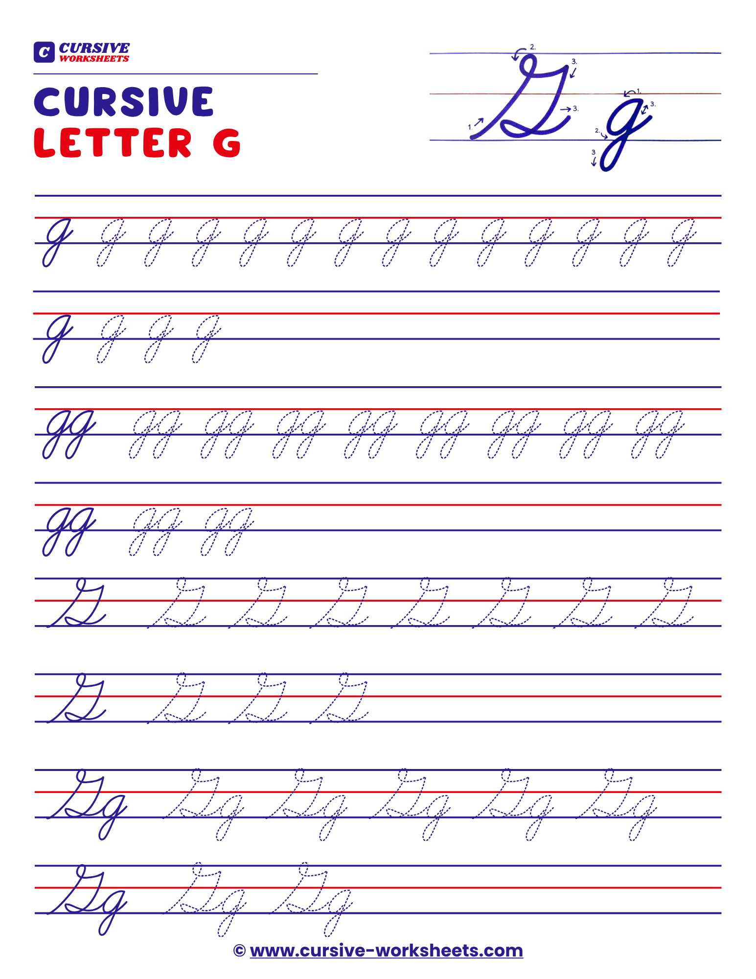 Cursive G