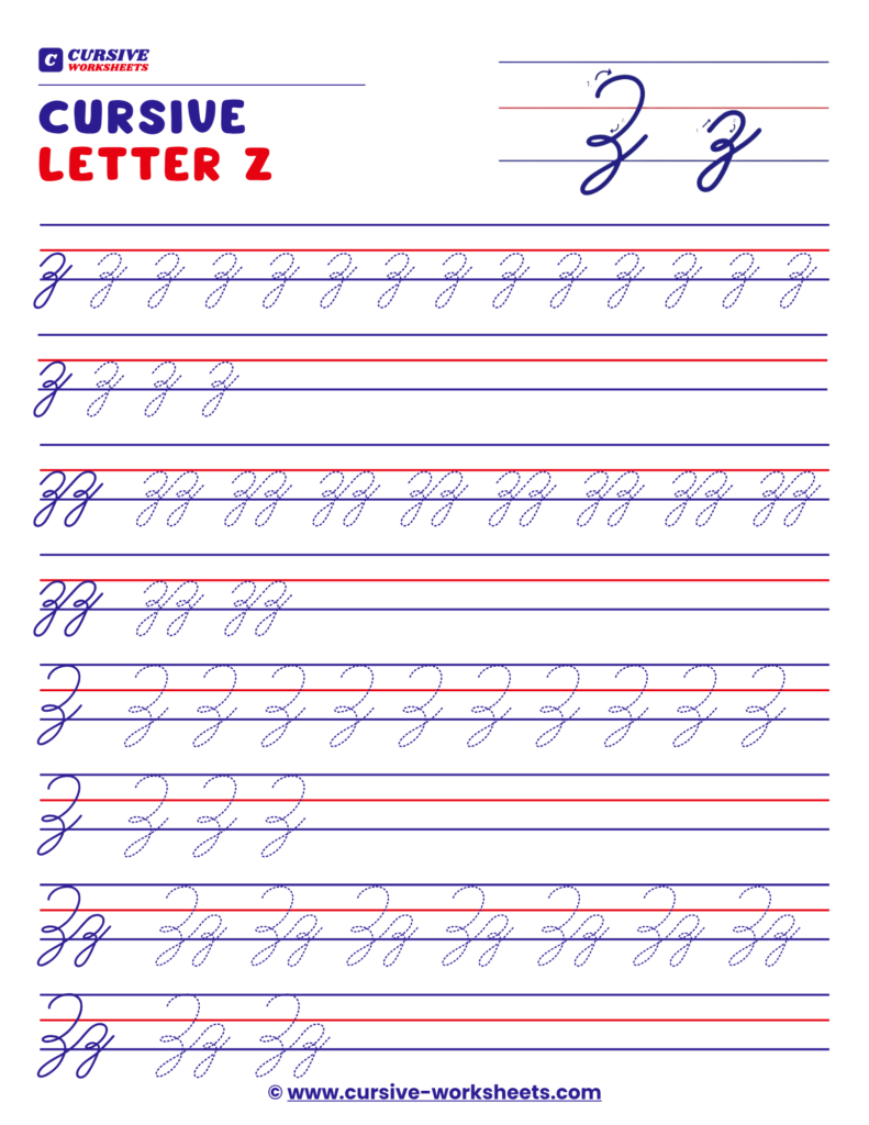 cursive z